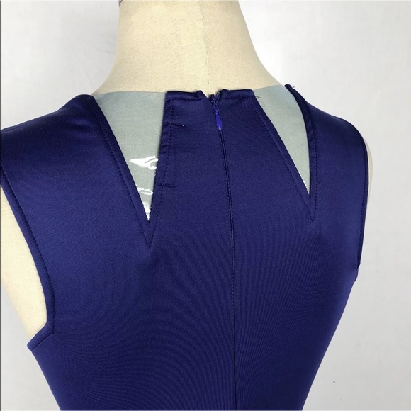 NEW PACSUN Plastic & Blue Bodycon Dress - Picture 6 of 8